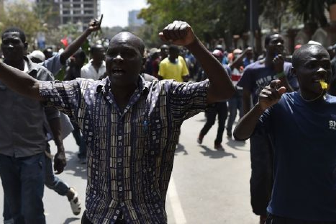 Plusieurs personnes manifestent au Kenya en soutien aux palestiniens